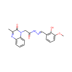 COc1cccc(/C=N/NC(=O)Cn2c(=O)c(C)nc3ccccc32)c1O ZINC000653740419