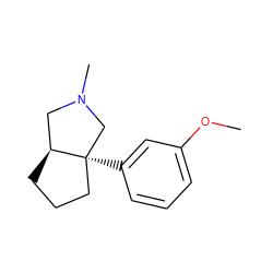 COc1cccc([C@]23CCC[C@H]2CN(C)C3)c1 ZINC000072141362