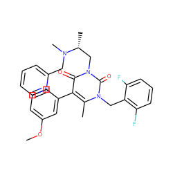 COc1cccc(-c2c(C)n(Cc3c(F)cccc3F)c(=O)n(C[C@@H](C)N(C)Cc3ccccn3)c2=O)c1 ZINC000003818817