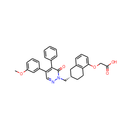 COc1cccc(-c2cnn(C[C@H]3CCc4c(cccc4OCC(=O)O)C3)c(=O)c2-c2ccccc2)c1 ZINC000299858022