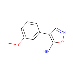 COc1cccc(-c2cnoc2N)c1 ZINC000042413681