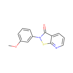 COc1cccc(-n2sc3ncccc3c2=O)c1 ZINC000013738526