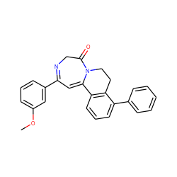 COc1cccc(C2=NCC(=O)N3CCc4c(cccc4-c4ccccc4)C3=C2)c1 ZINC000149278147