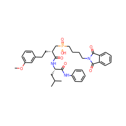 COc1cccc(CC[C@H](C[P@](=O)(O)CCCCN2C(=O)c3ccccc3C2=O)C(=O)N[C@@H](CC(C)C)C(=O)Nc2ccccc2)c1 ZINC000026986582
