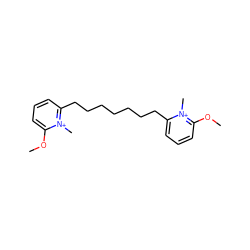 COc1cccc(CCCCCCCc2cccc(OC)[n+]2C)[n+]1C ZINC000096938823