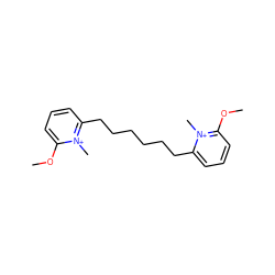 COc1cccc(CCCCCCc2cccc(OC)[n+]2C)[n+]1C ZINC000096938822