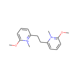 COc1cccc(CCc2cccc(OC)[n+]2C)[n+]1C ZINC000096938820