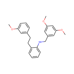 COc1cccc(CCc2ccccc2NCc2cc(OC)cc(OC)c2)c1 ZINC000029135535