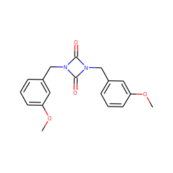 COc1cccc(CN2C(=O)N(Cc3cccc(OC)c3)C2=O)c1 ZINC000029412144