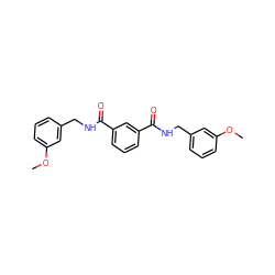 COc1cccc(CNC(=O)c2cccc(C(=O)NCc3cccc(OC)c3)c2)c1 ZINC000034231001