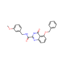 COc1cccc(CNC(=O)c2nc3cccc(OCc4ccccc4)c3c(=O)[nH]2)c1 ZINC000204252085