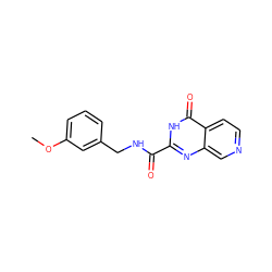 COc1cccc(CNC(=O)c2nc3cnccc3c(=O)[nH]2)c1 ZINC000202712535