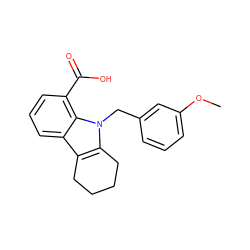 COc1cccc(Cn2c3c(c4cccc(C(=O)O)c42)CCCC3)c1 ZINC000040913714