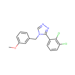 COc1cccc(Cn2cnnc2-c2cccc(Cl)c2Cl)c1 ZINC000028898048