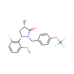 COc1cccc(F)c1[C@@H]1C[C@H](O)C(=O)N1Cc1ccc(OC(F)(F)F)cc1 ZINC000167120918