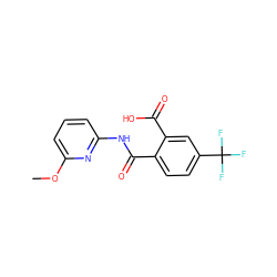 COc1cccc(NC(=O)c2ccc(C(F)(F)F)cc2C(=O)O)n1 ZINC000103233796