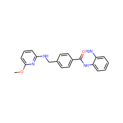 COc1cccc(NCc2ccc(C(=O)Nc3ccccc3N)cc2)n1 ZINC000029128022