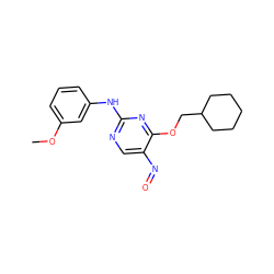 COc1cccc(Nc2ncc(N=O)c(OCC3CCCCC3)n2)c1 ZINC000103189965