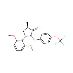 COc1cccc(OC)c1[C@@H]1C[C@@H](C)C(=O)N1Cc1ccc(OC(F)(F)F)cc1 ZINC000103258916