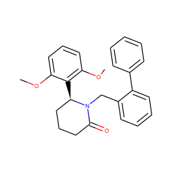 COc1cccc(OC)c1[C@@H]1CCCC(=O)N1Cc1ccccc1-c1ccccc1 ZINC000103270597