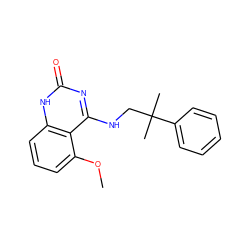 COc1cccc2[nH]c(=O)nc(NCC(C)(C)c3ccccc3)c12 ZINC000035089424