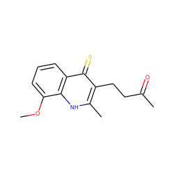 COc1cccc2c(=S)c(CCC(C)=O)c(C)[nH]c12 ZINC000006533714