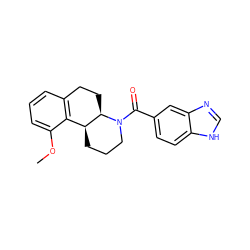 COc1cccc2c1[C@@H]1CCCN(C(=O)c3ccc4[nH]cnc4c3)[C@@H]1CC2 ZINC000117398315