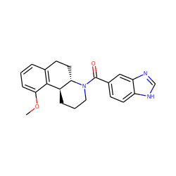 COc1cccc2c1[C@@H]1CCCN(C(=O)c3ccc4[nH]cnc4c3)[C@H]1CC2 ZINC000117398326