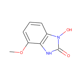 COc1cccc2c1[nH]c(=O)n2O ZINC000095574201