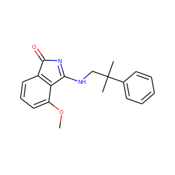 COc1cccc2c1C(NCC(C)(C)c1ccccc1)=NC2=O ZINC000034949204