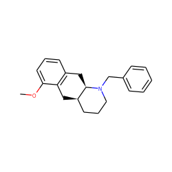 COc1cccc2c1C[C@@H]1CCCN(Cc3ccccc3)[C@@H]1C2 ZINC000028004821