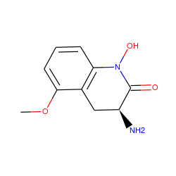 COc1cccc2c1C[C@H](N)C(=O)N2O ZINC000084653353