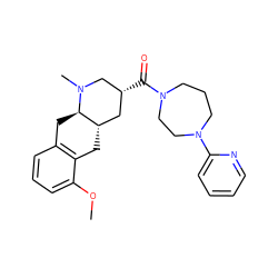 COc1cccc2c1C[C@H]1C[C@@H](C(=O)N3CCCN(c4ccccn4)CC3)CN(C)[C@@H]1C2 ZINC000028950403