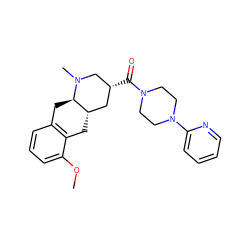 COc1cccc2c1C[C@H]1C[C@@H](C(=O)N3CCN(c4ccccn4)CC3)CN(C)[C@@H]1C2 ZINC000028949855