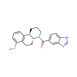 COc1cccc2c1CC[C@@H]1[C@@H]2CCCN1C(=O)c1ccc2[nH]cnc2c1 ZINC000117412972