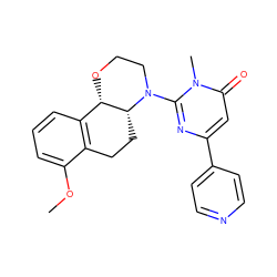 COc1cccc2c1CC[C@@H]1[C@H]2OCCN1c1nc(-c2ccncc2)cc(=O)n1C ZINC000043175868