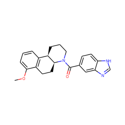 COc1cccc2c1CC[C@H]1[C@@H]2CCCN1C(=O)c1ccc2[nH]cnc2c1 ZINC000117412974