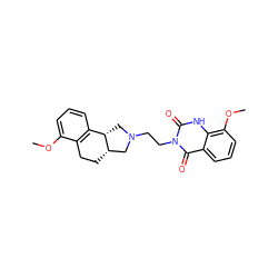 COc1cccc2c1CC[C@H]1CN(CCn3c(=O)[nH]c4c(OC)cccc4c3=O)C[C@@H]21 ZINC000000601730