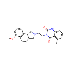 COc1cccc2c1CC[C@H]1CN(CCn3c(=O)[nH]c4cccc(C)c4c3=O)C[C@@H]21 ZINC000013863034