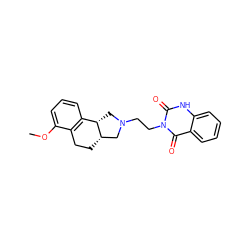 COc1cccc2c1CC[C@H]1CN(CCn3c(=O)[nH]c4ccccc4c3=O)C[C@@H]21 ZINC000013863028