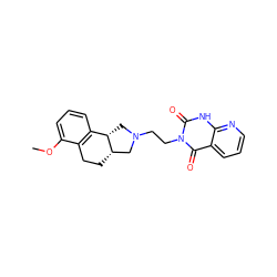 COc1cccc2c1CC[C@H]1CN(CCn3c(=O)[nH]c4ncccc4c3=O)C[C@@H]21 ZINC000013863023