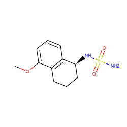 COc1cccc2c1CCC[C@@H]2NS(N)(=O)=O ZINC000095591048