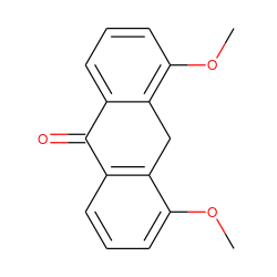 COc1cccc2c1Cc1c(OC)cccc1C2=O ZINC000002540909