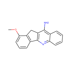 COc1cccc2c1Cc1c-2nc2ccccc2c1N ZINC000013808515