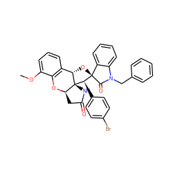 COc1cccc2c1O[C@@H]1CC(=O)N[C@]13[C@H]2O[C@@]1(C(=O)N(Cc2ccccc2)c2ccccc21)[C@H]3c1ccc(Br)cc1 ZINC001772597012