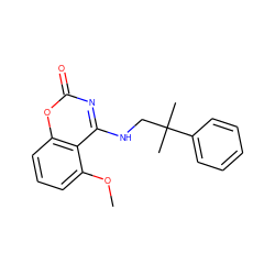 COc1cccc2oc(=O)nc(NCC(C)(C)c3ccccc3)c12 ZINC000034949042