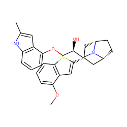 COc1cccc2sc([C@@H]3C[C@@H]4CC[C@H](C3)N4C[C@H](O)COc3cccc4[nH]c(C)cc34)cc12 ZINC000100902934