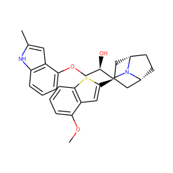 COc1cccc2sc([C@H]3C[C@@H]4CC[C@H](C3)N4C[C@H](O)COc3cccc4[nH]c(C)cc34)cc12 ZINC000100903493