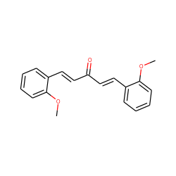 COc1ccccc1/C=C/C(=O)/C=C/c1ccccc1OC ZINC000000353397