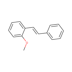 COc1ccccc1/C=C/c1ccccc1 ZINC000003075519